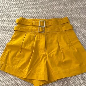 Intermix mustard shorts